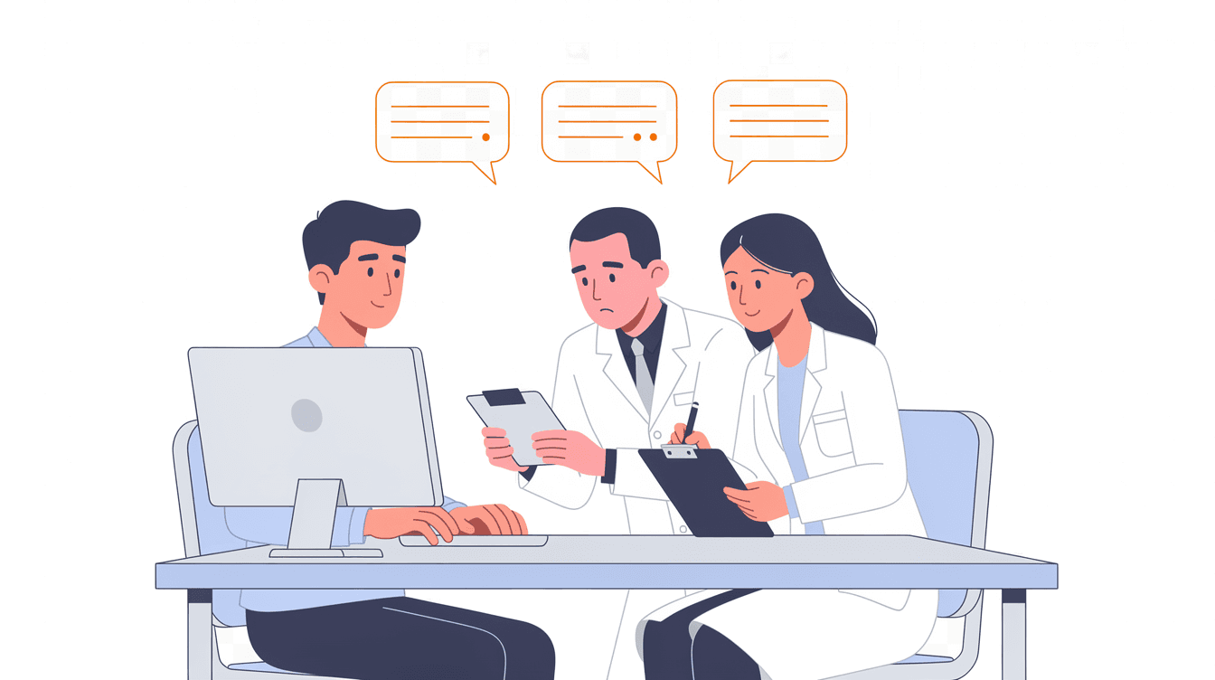 Een expert kijkt mee en vraagt door